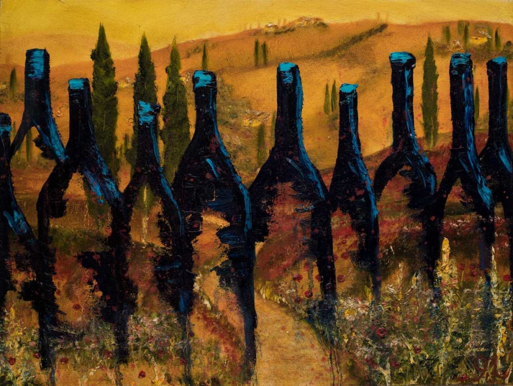 Tuscan Vinos art print by Jodi Monahan for $57.95 CAD