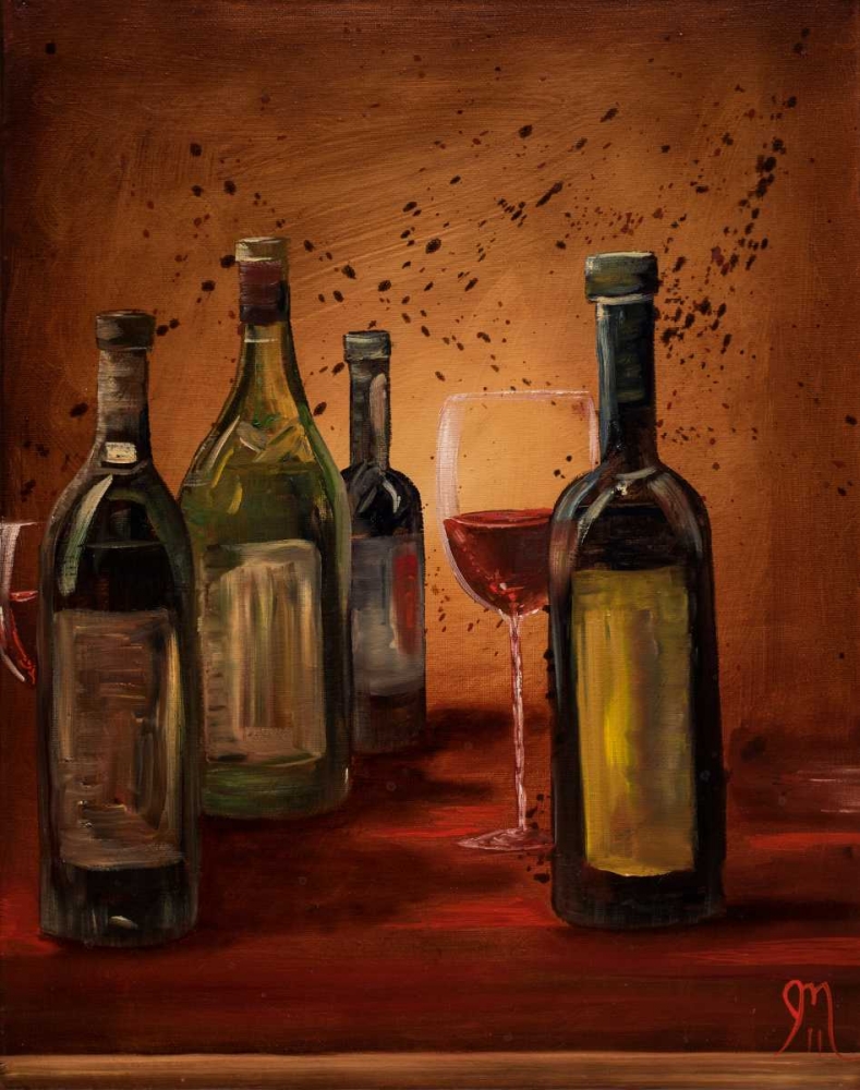 Glass of Wine art print by Jodi Monahan for $57.95 CAD