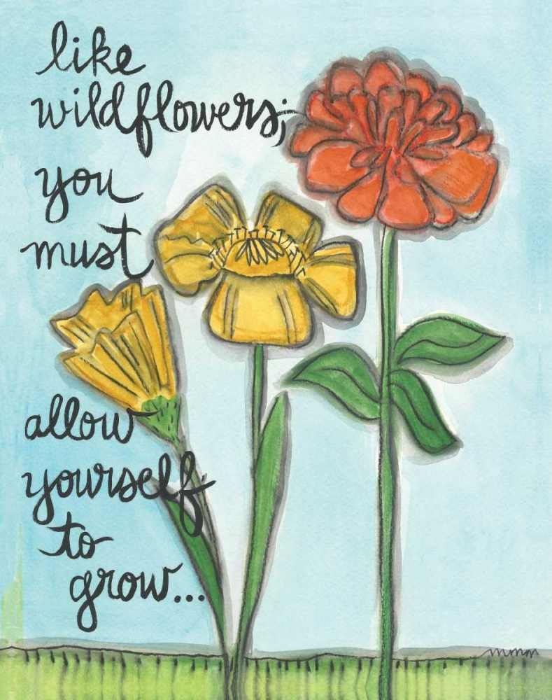 Like Wildflowers art print by Monica Martin for $57.95 CAD