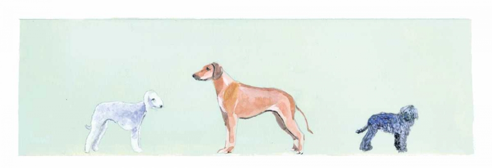 Dogs Panel I art print by Debbie Nicholas for $57.95 CAD