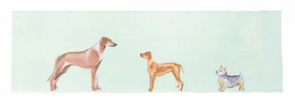 Dogs Panel II art print by Debbie Nicholas for $57.95 CAD