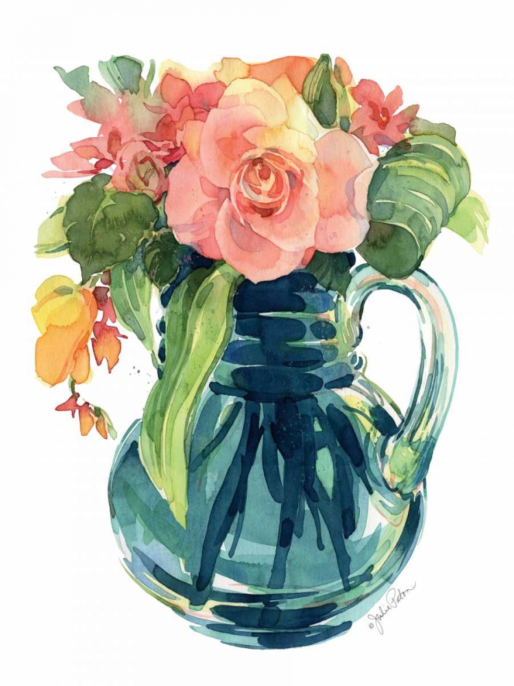 Rose Bouquet I art print by Julie Paton for $57.95 CAD
