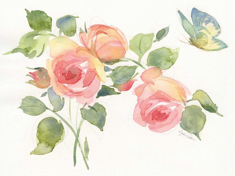 Roses II art print by Julie Paton for $57.95 CAD