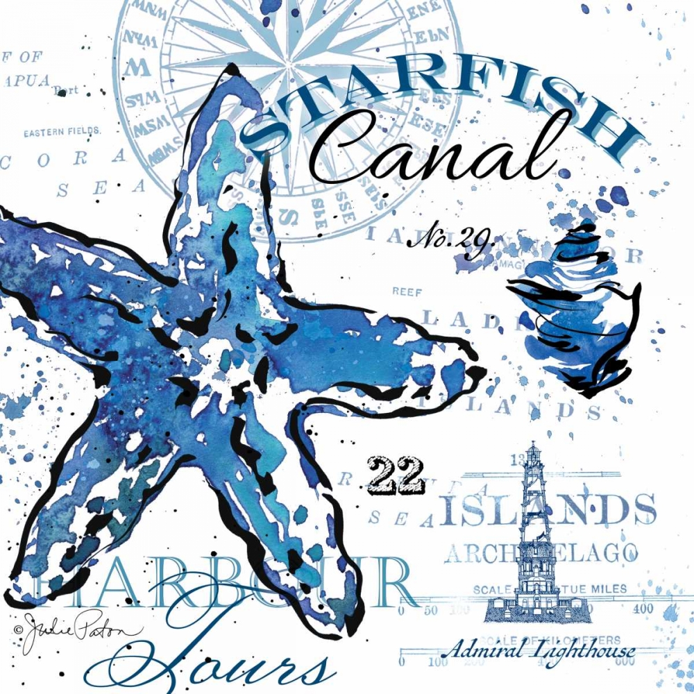 Starfish Canal art print by Julie Paton for $57.95 CAD