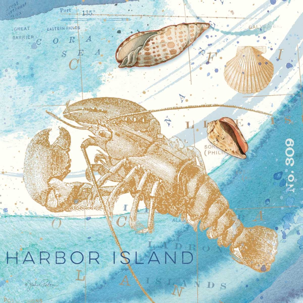 Harbor Island Lobster art print by Julie Paton for $57.95 CAD