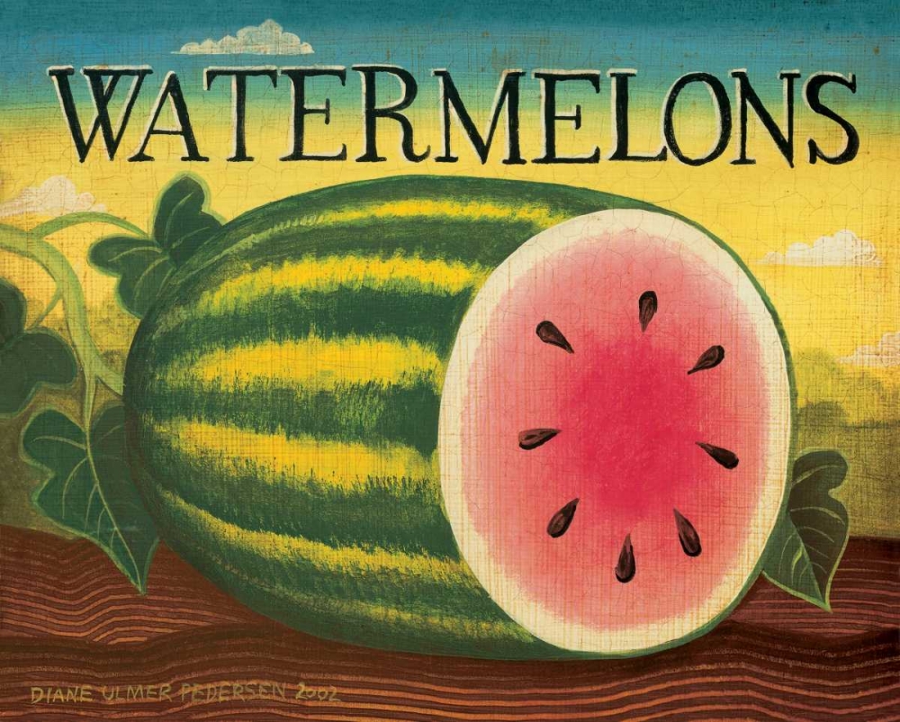Watermelons art print by Diane Pedersen for $57.95 CAD