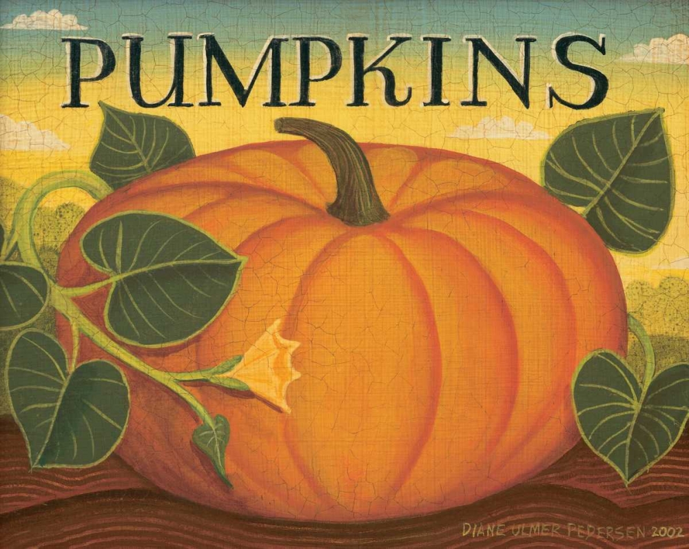 Pumpkins art print by Diane Pedersen for $57.95 CAD