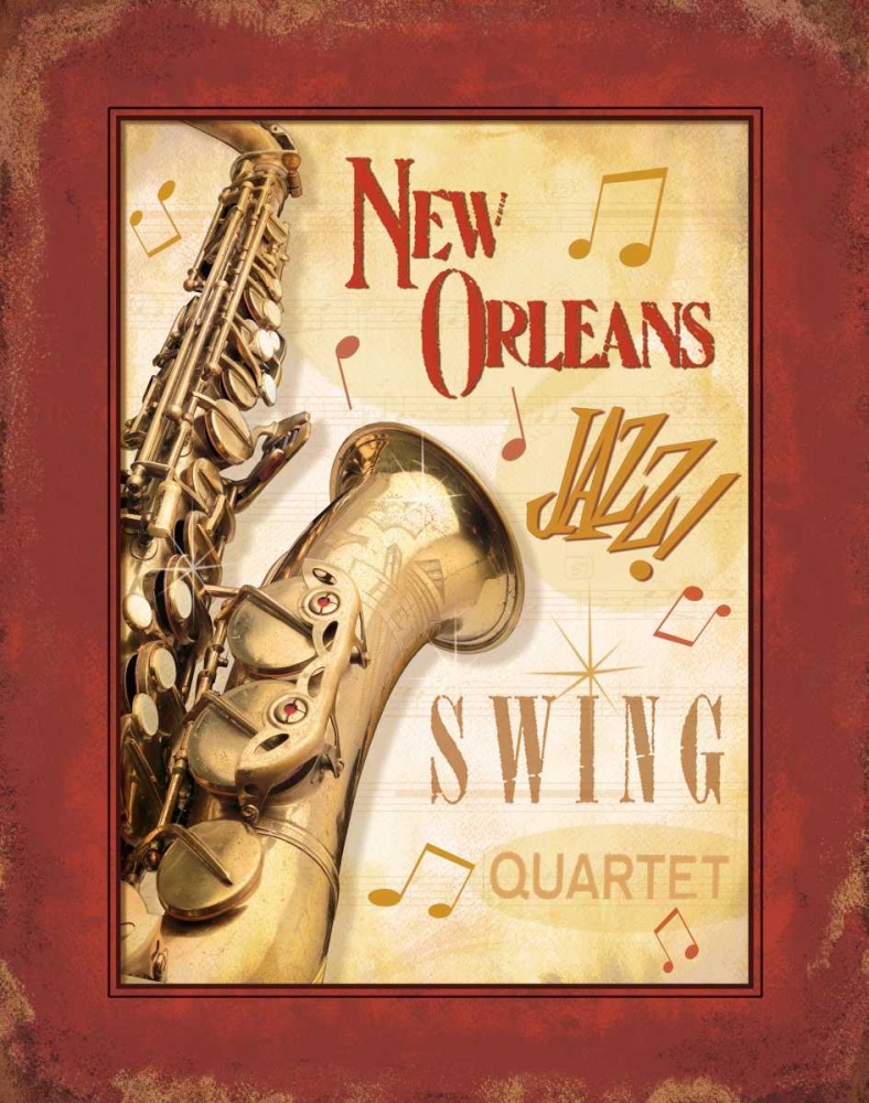 New Orleans Jazz II art print by Pela Design for $57.95 CAD