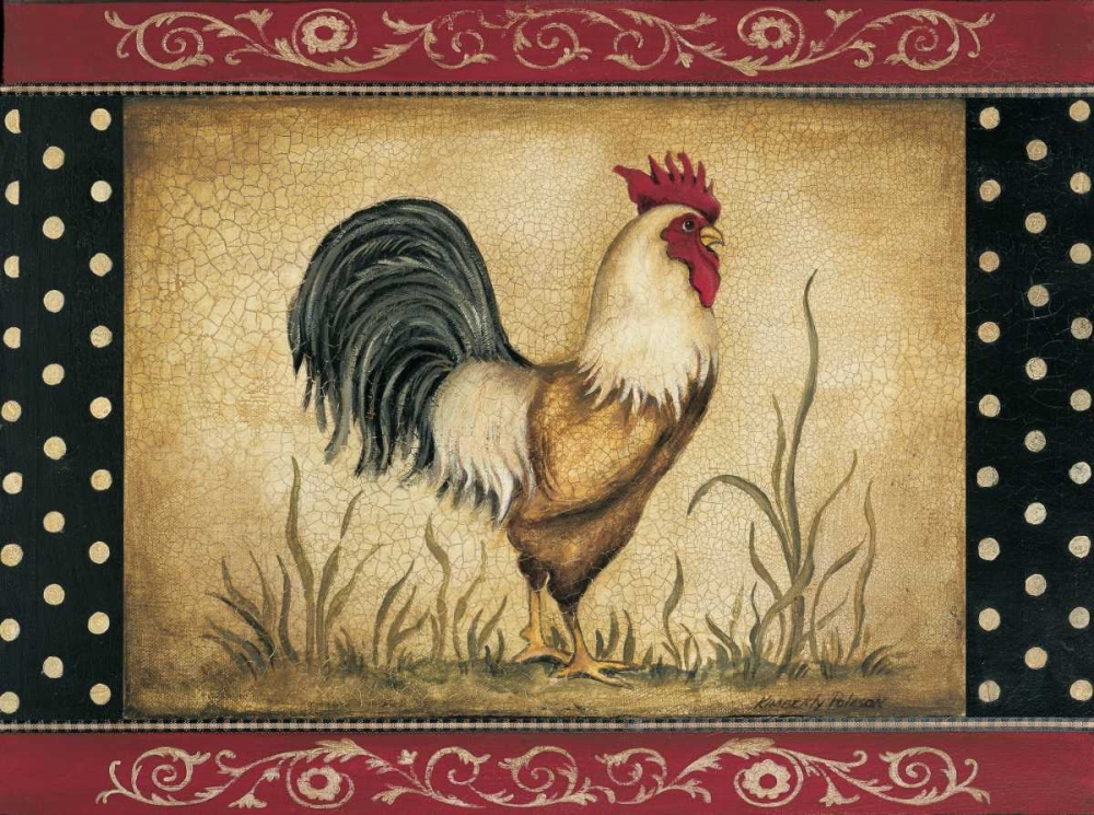 Cock-a-Doodle-Doo art print by Kimberly Poloson for $57.95 CAD