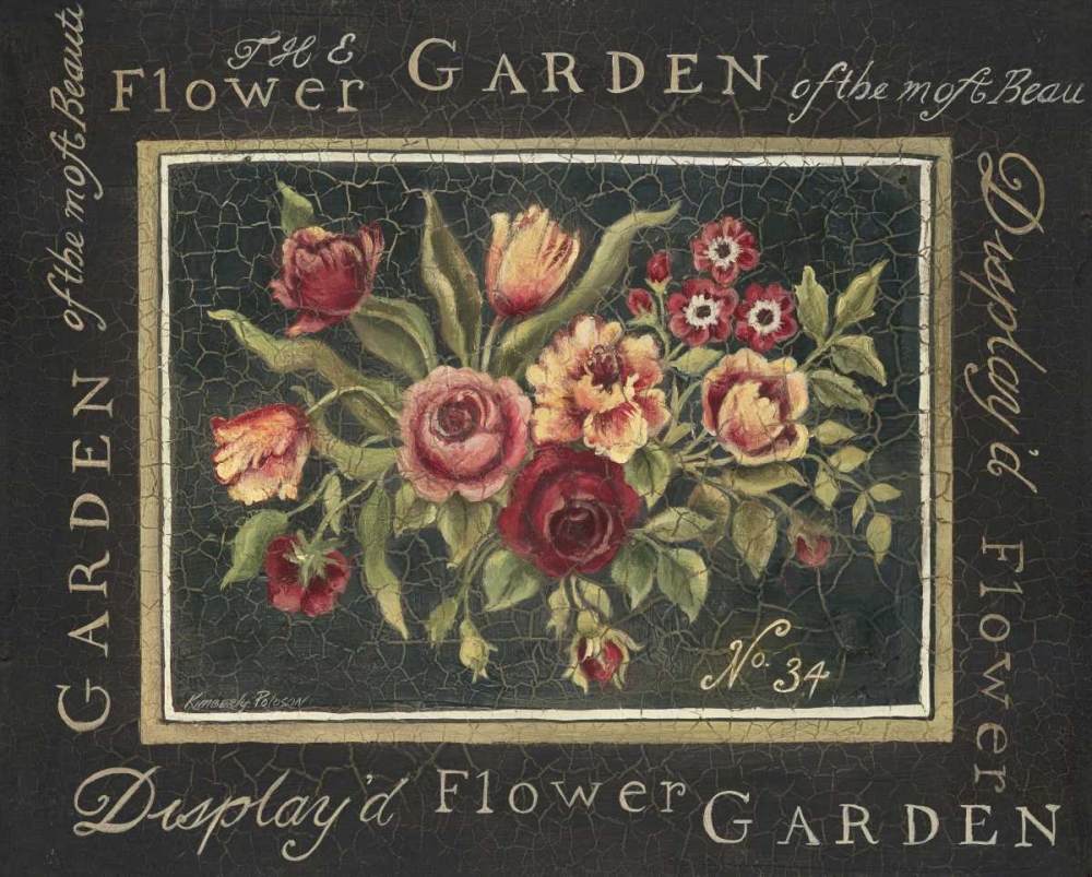 Flower Garden No. 34 art print by Kimberly Poloson for $57.95 CAD
