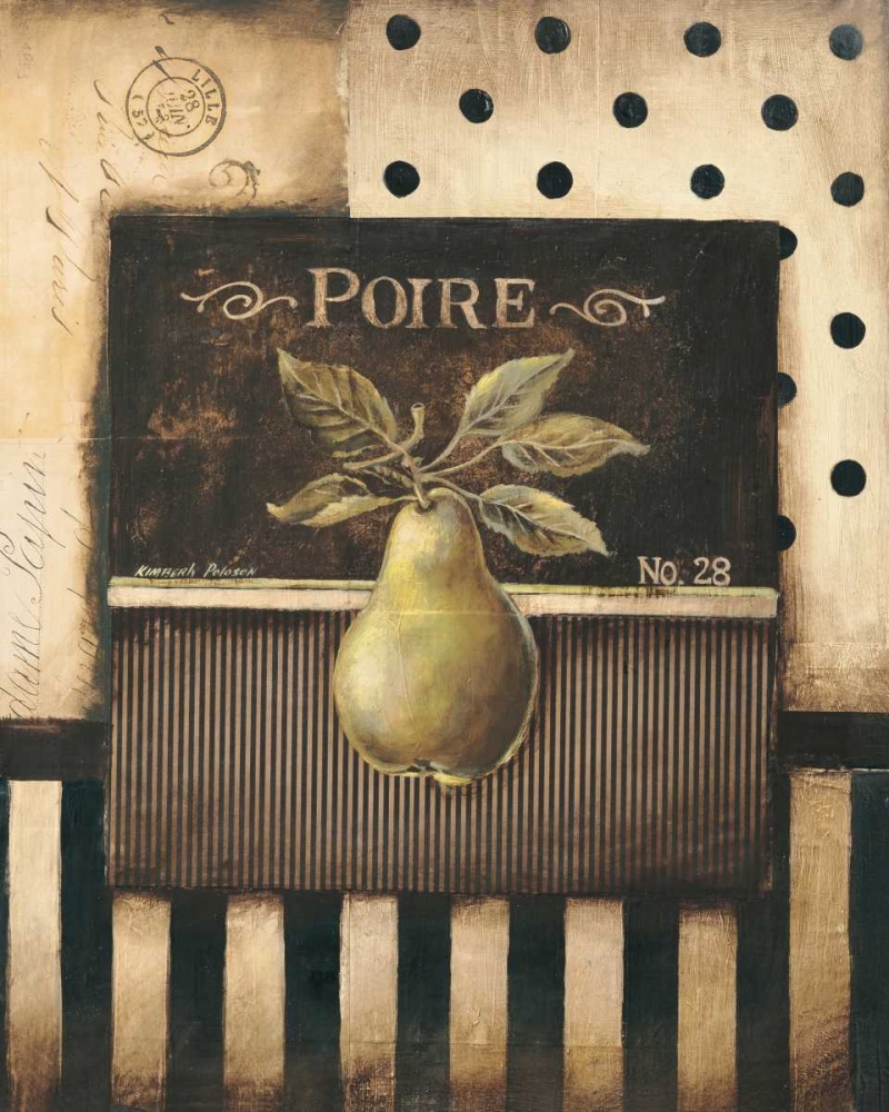 Poire art print by Kimberly Poloson for $57.95 CAD