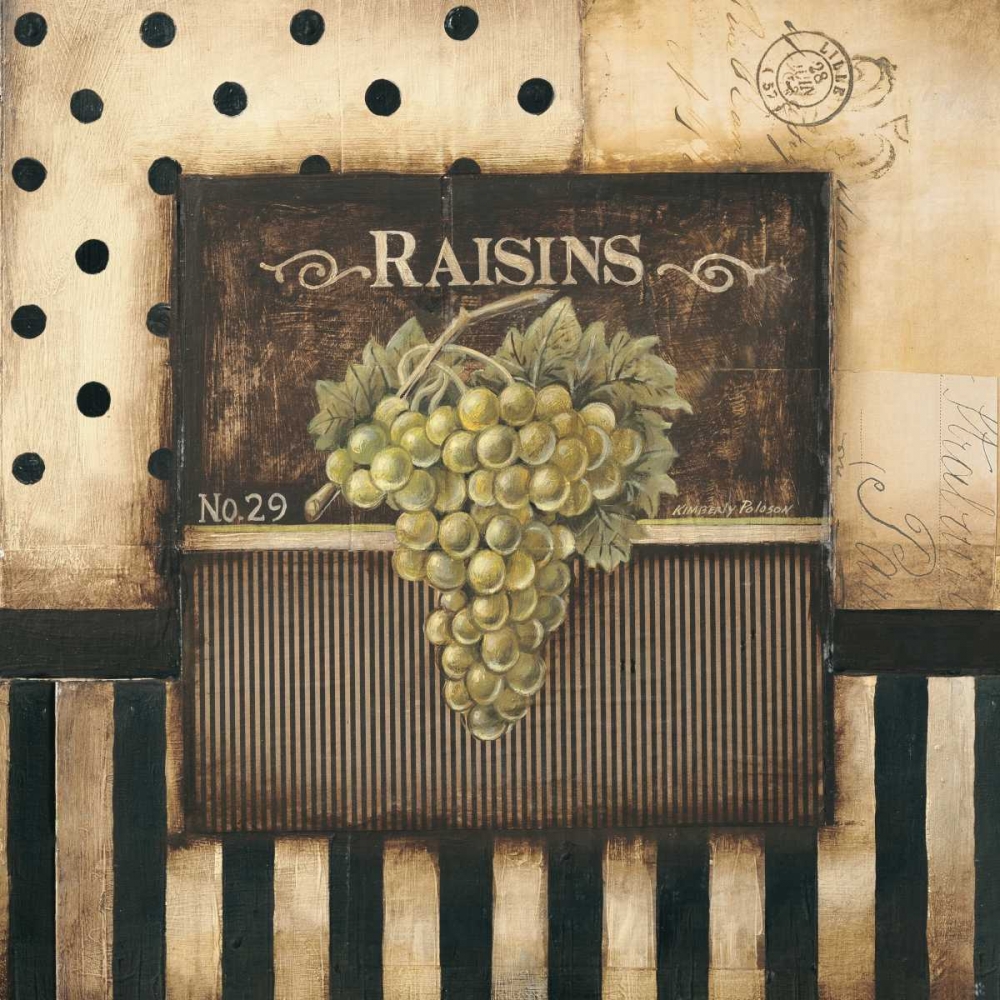 Raisins - square art print by Kimberly Poloson for $57.95 CAD
