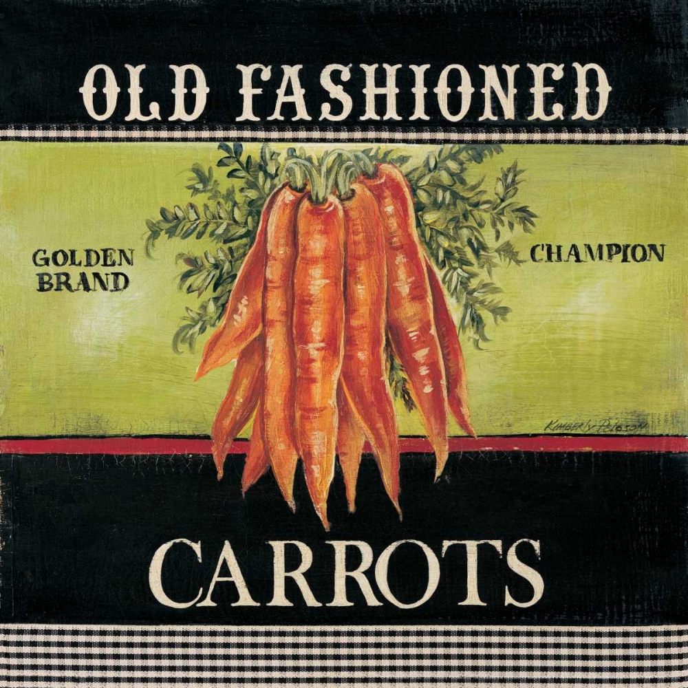 Old Fashioned Carrots art print by Kimberly Poloson for $57.95 CAD