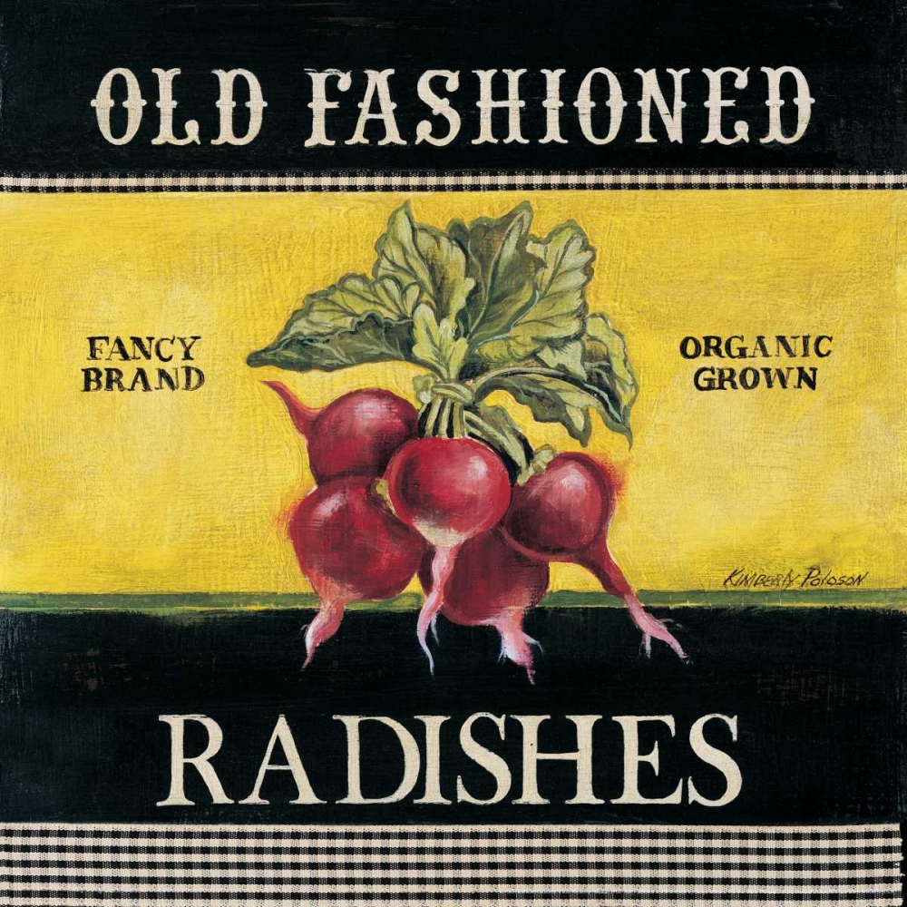 Old Fashioned Radishes art print by Kimberly Poloson for $57.95 CAD