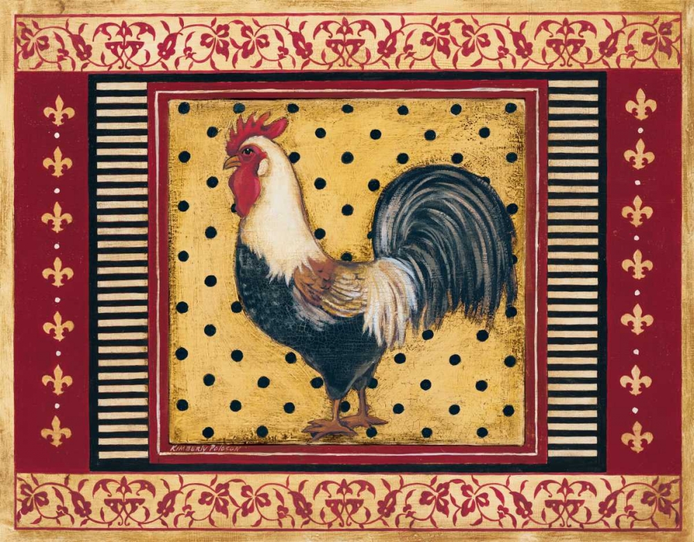 Provence Rooster II art print by Kimberly Poloson for $57.95 CAD