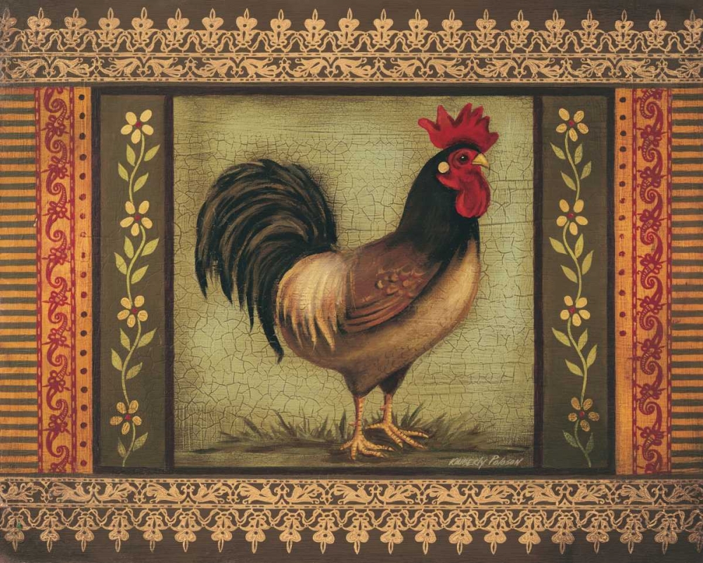 Mediterranean Rooster I art print by Kimberly Poloson for $57.95 CAD