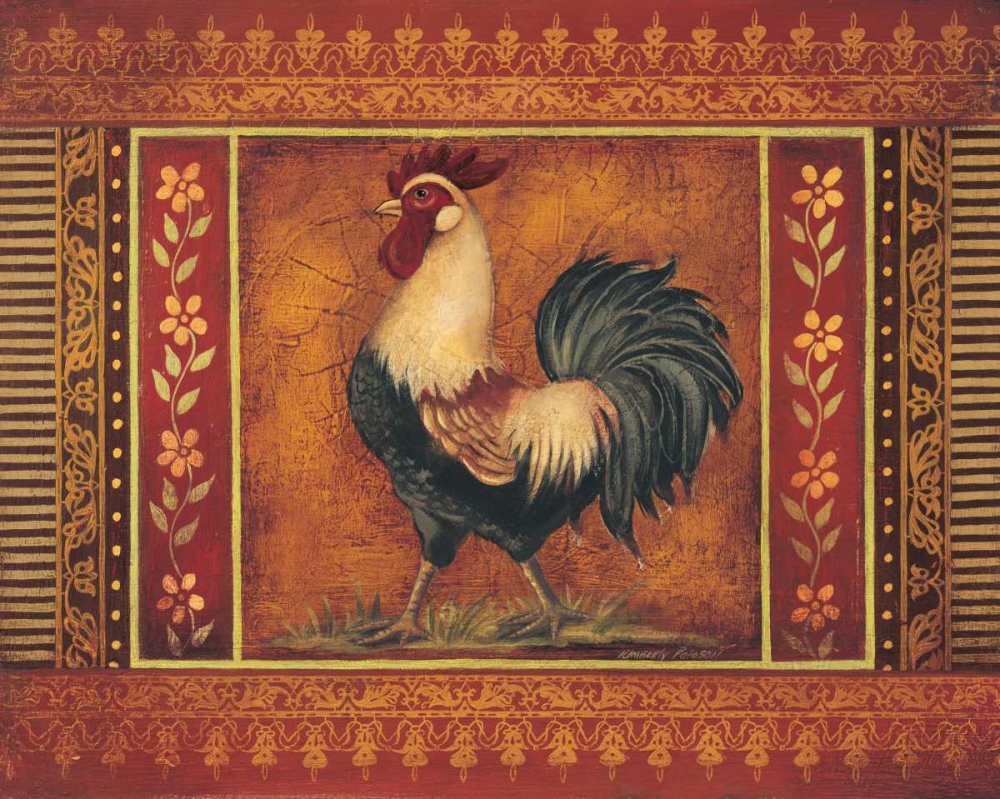 Mediterranean Rooster III art print by Kimberly Poloson for $57.95 CAD