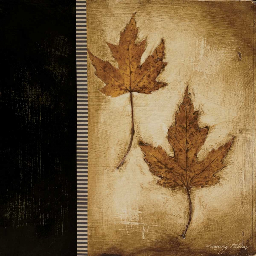 Maple Leaves II art print by Kimberly Poloson for $57.95 CAD