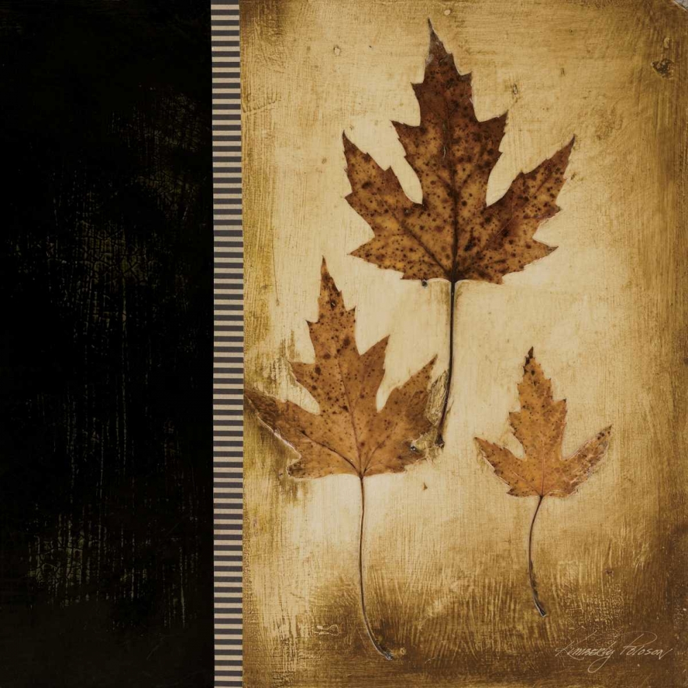 Maple Leaves III art print by Kimberly Poloson for $57.95 CAD