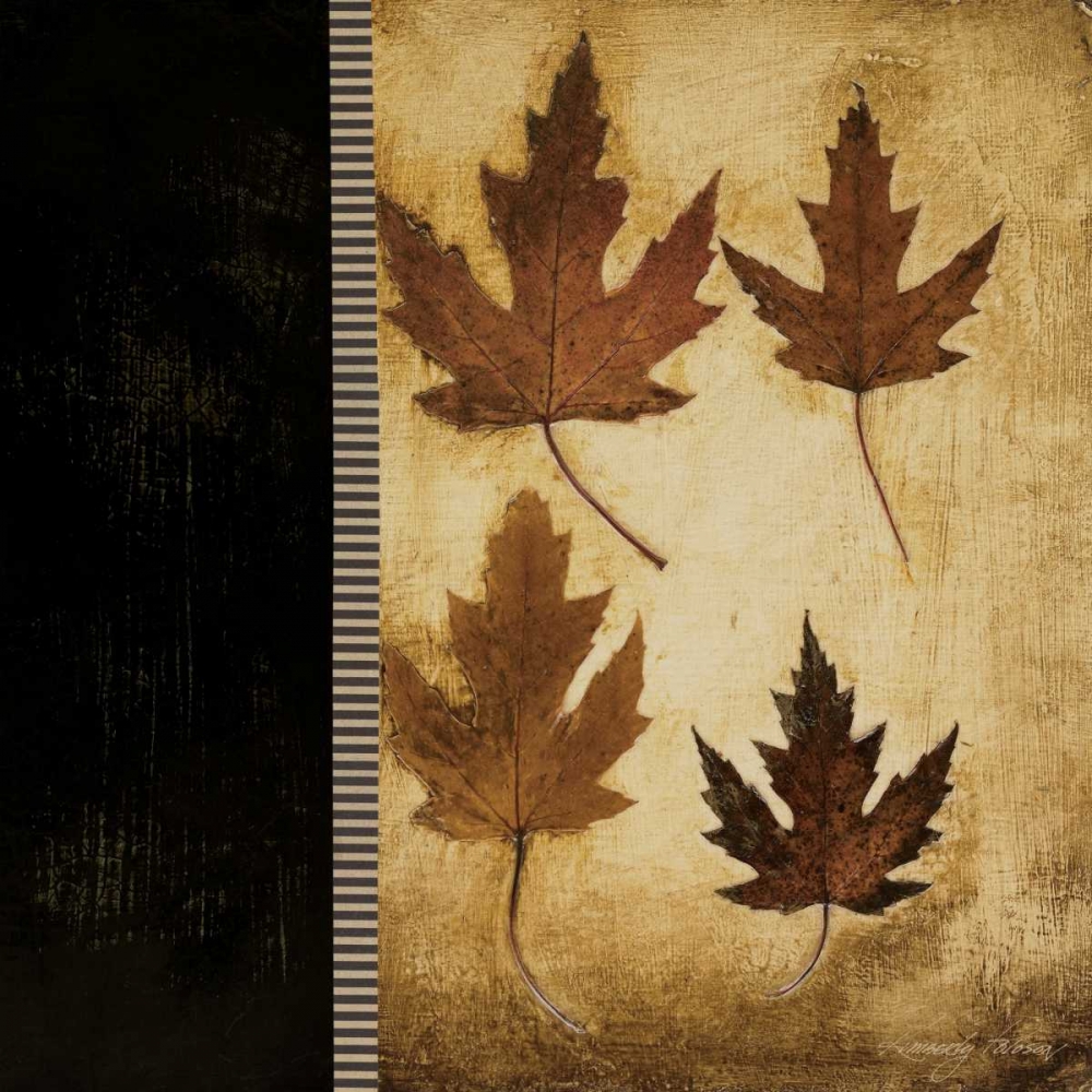 Maple Leaves IV art print by Kimberly Poloson for $57.95 CAD
