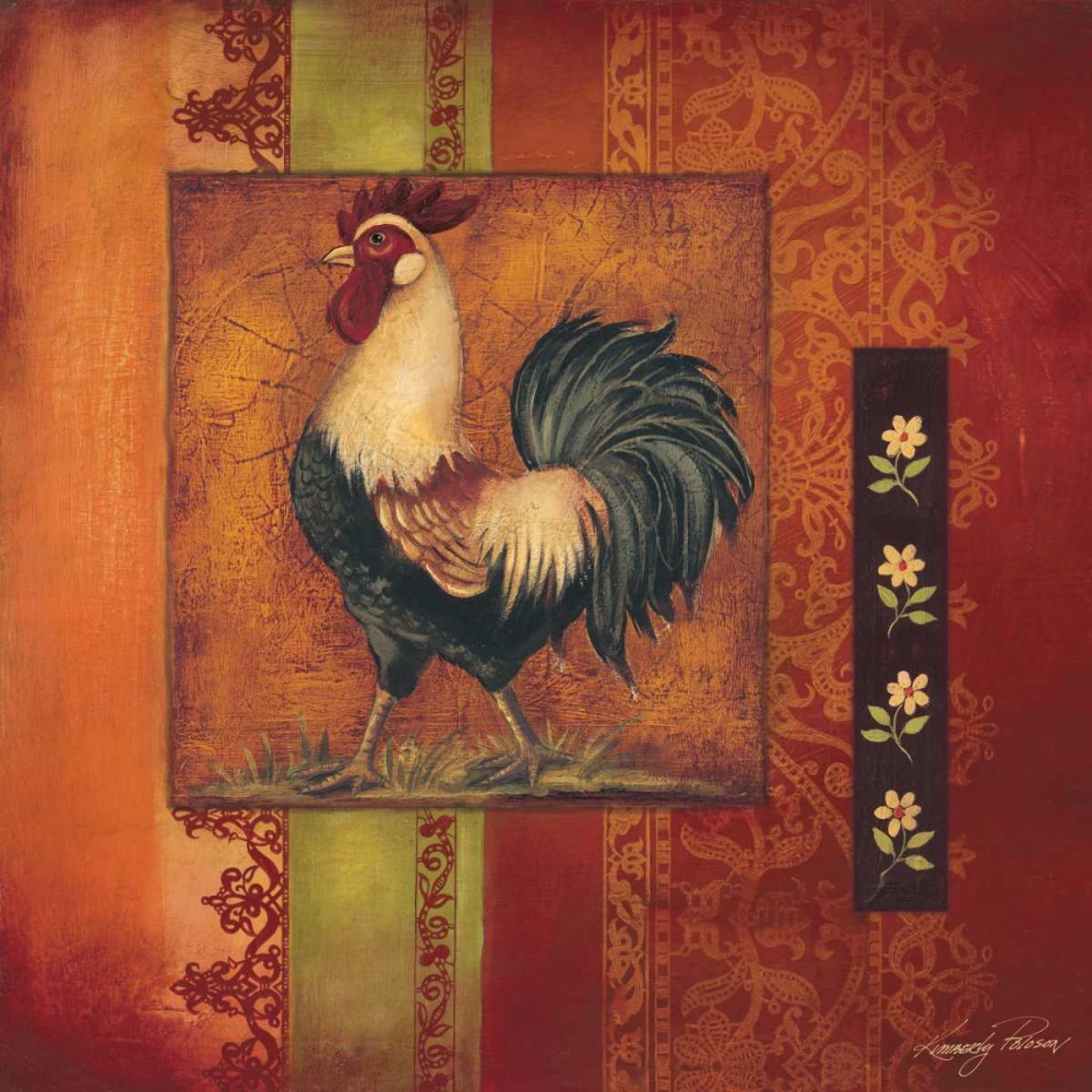 Murano Rooster II art print by Kimberly Poloson for $57.95 CAD