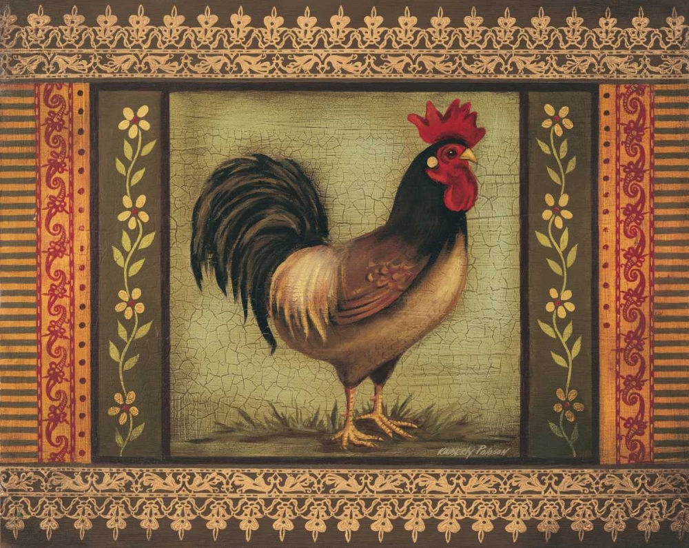Mediterranean Rooster VI art print by Kimberly Poloson for $57.95 CAD