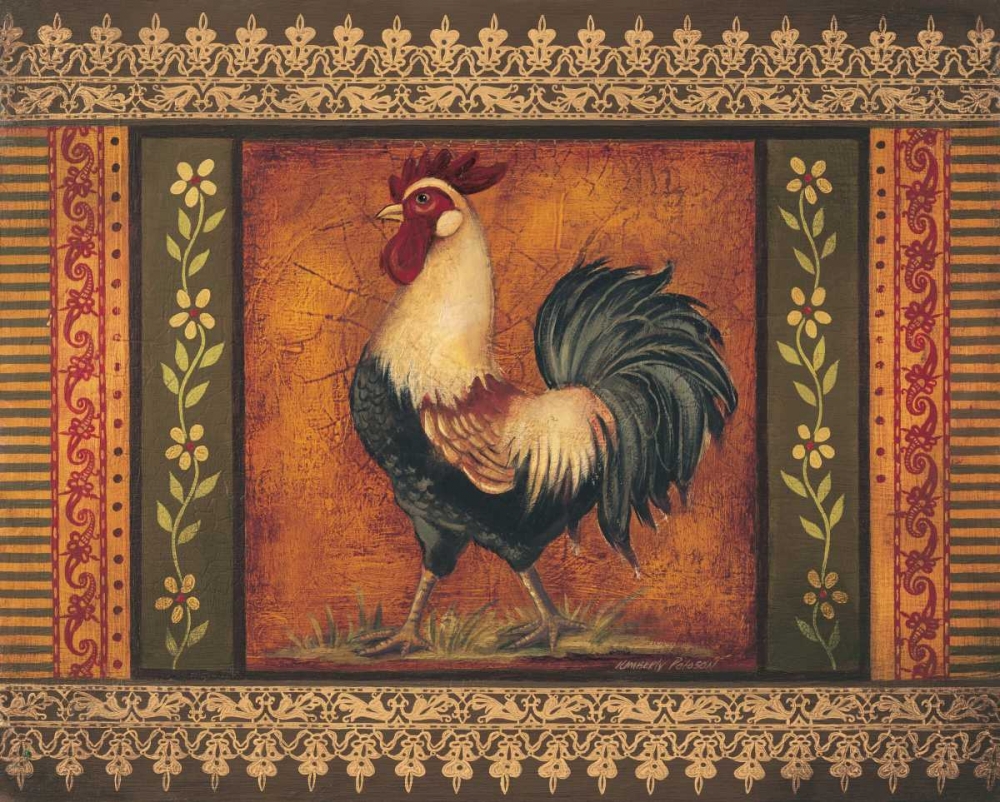 Mediterranean Rooster VII art print by Kimberly Poloson for $57.95 CAD