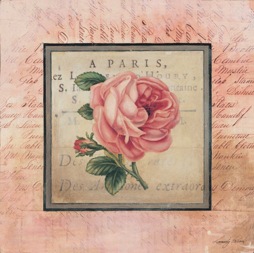 Blooming Paris I art print by Kimberly Poloson for $57.95 CAD