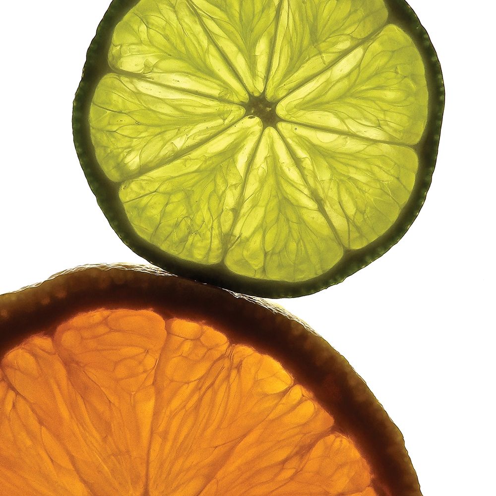 Sliced Fruit II art print by Monika Burkhart for $57.95 CAD