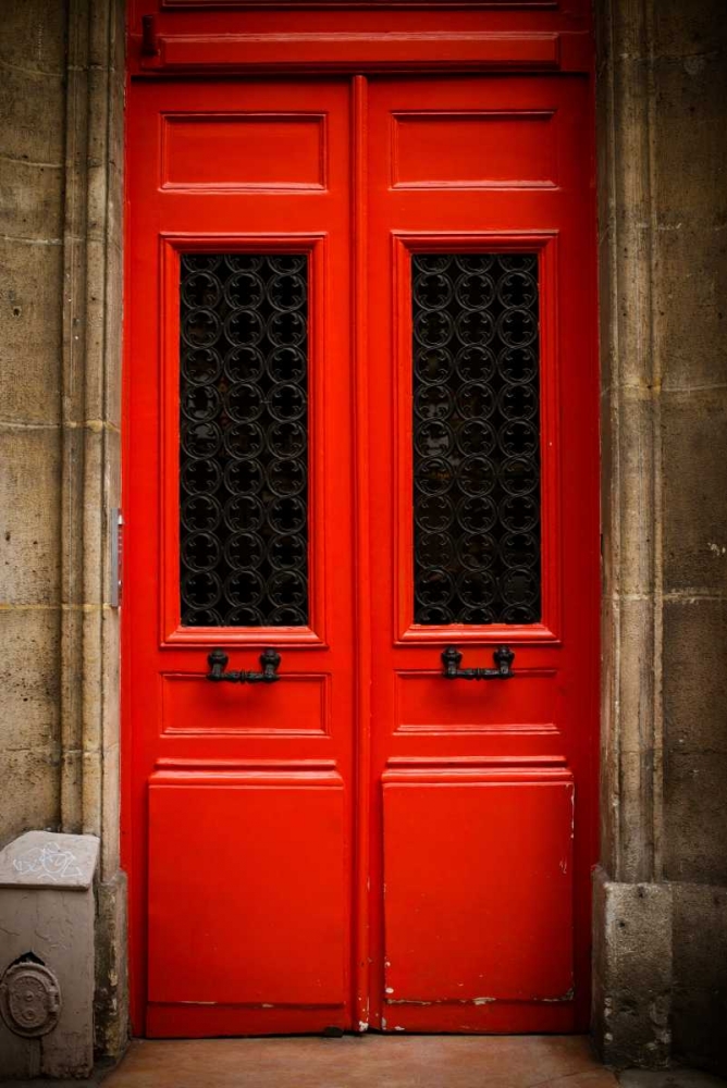 Red Door in Paris art print by Erin Berzel for $57.95 CAD
