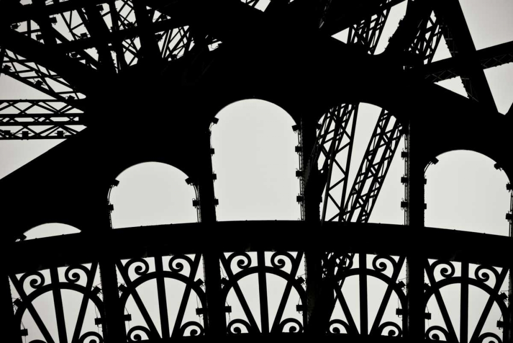 Eiffel Tower Latticework IV art print by Erin Berzel for $57.95 CAD