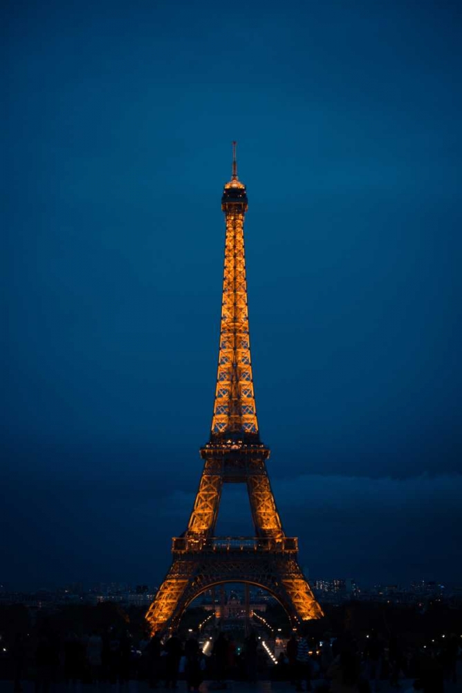 Eiffel Tower at Night IV art print by Erin Berzel for $57.95 CAD