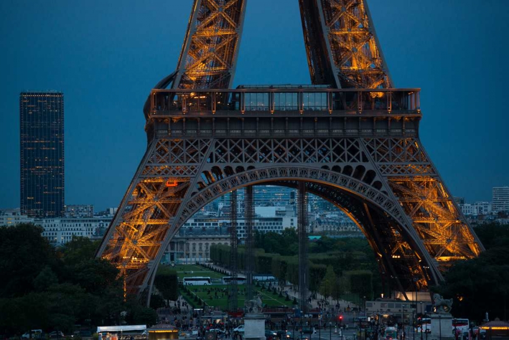 Eiffel Tower at Night V art print by Erin Berzel for $57.95 CAD