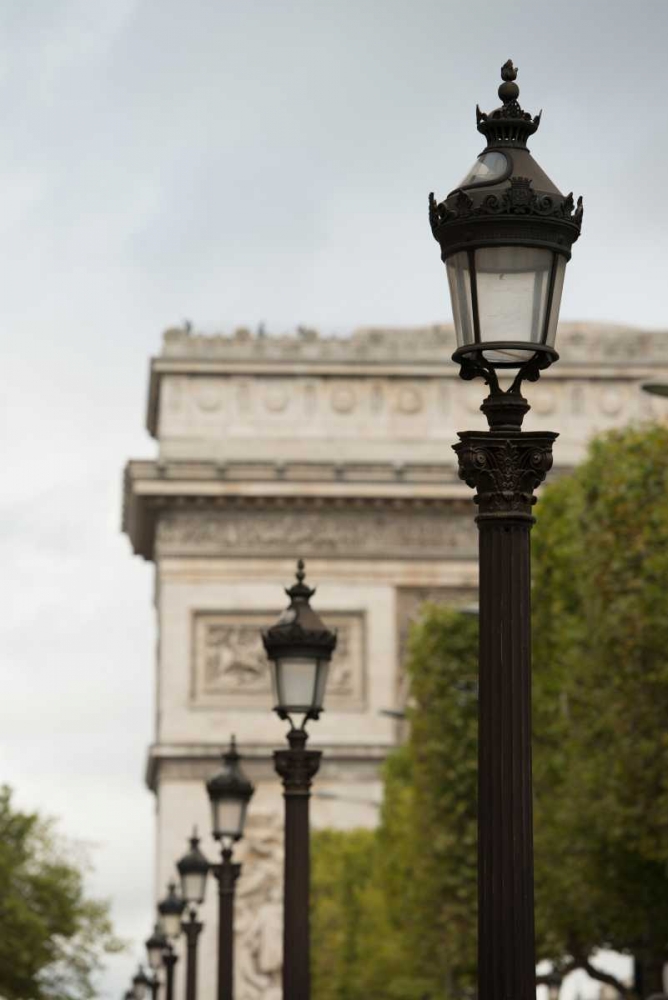 Parisian Lightposts I art print by Erin Berzel for $57.95 CAD