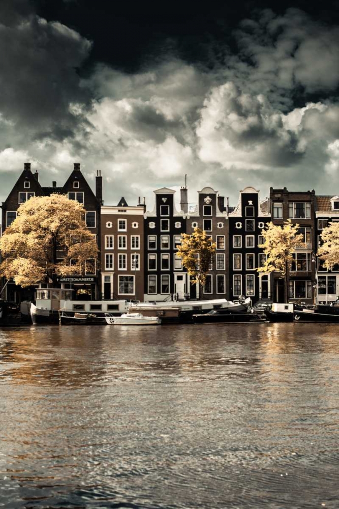 Amsterdam Autumn Canal I art print by Erin Berzel for $57.95 CAD