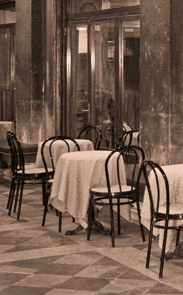 Cafe Chairs II art print by Rita Crane for $57.95 CAD