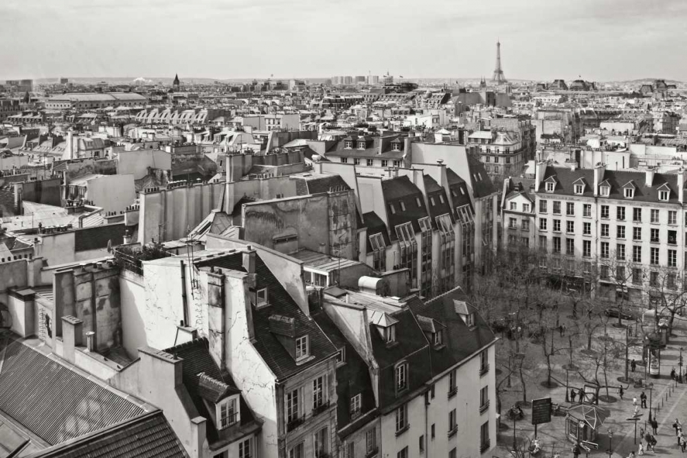 Paris Rooftops VII art print by Rita Crane for $57.95 CAD
