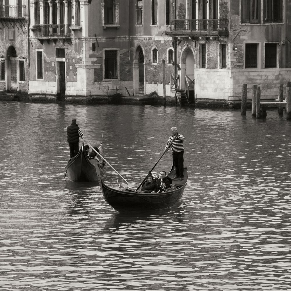 Grand Canal Gondoliers I art print by Rita Crane for $57.95 CAD