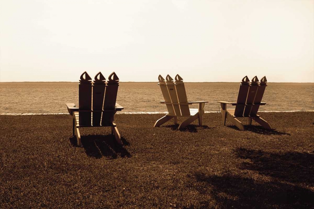 Adirondack Chairs II art print by Alan Hausenflock for $57.95 CAD