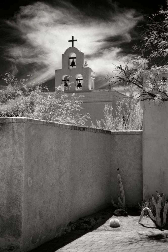 Mission San Xavier I art print by George Johnson for $57.95 CAD