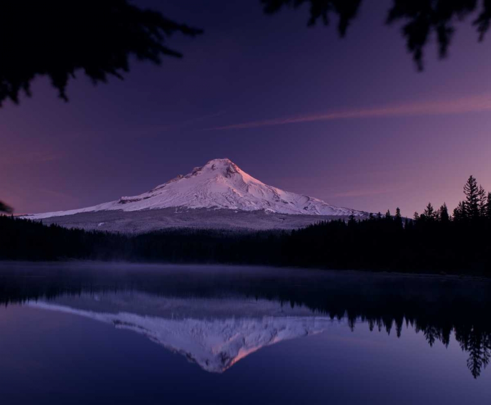Trillium Lake art print by Ike Leahy for $57.95 CAD