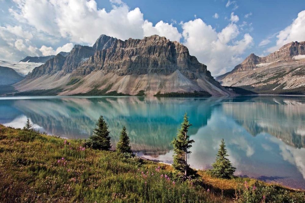 Bow Lake art print by Larry Malvin for $57.95 CAD