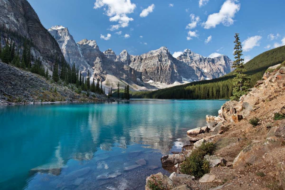Moraine Lake I art print by Larry Malvin for $57.95 CAD
