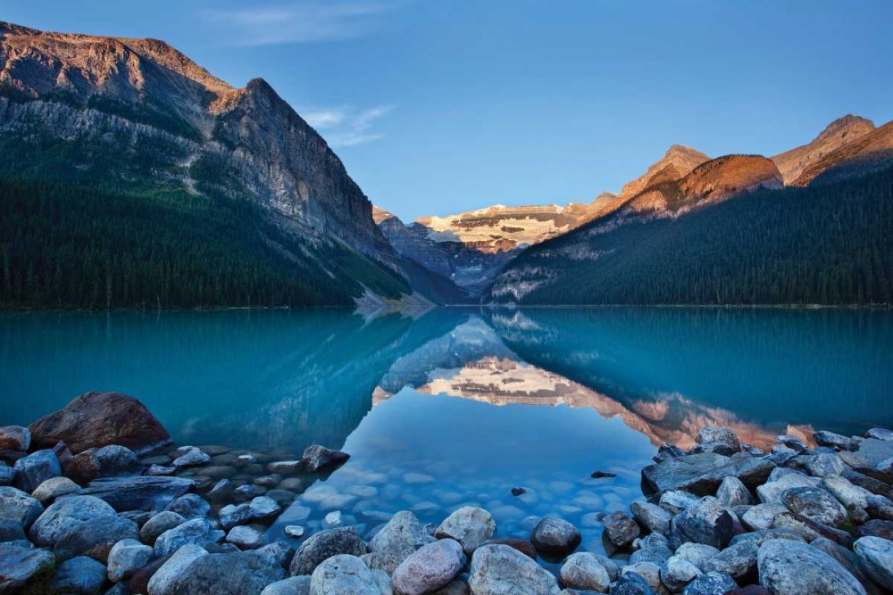 Lake Louise Dawn II art print by Larry Malvin for $57.95 CAD