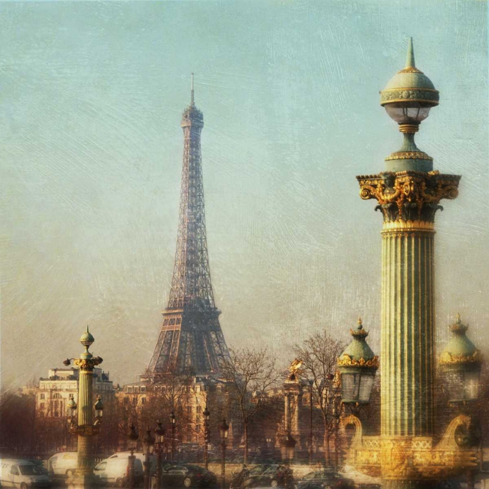 Eiffel Tower VI art print by Amy Melious for $57.95 CAD