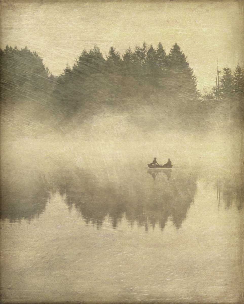 Foggy Lake I art print by Amy Melious for $57.95 CAD