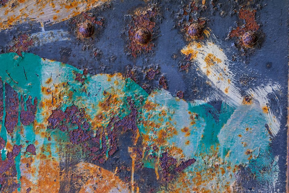 Rusted Metal Door II art print by Kathy Mahan for $57.95 CAD