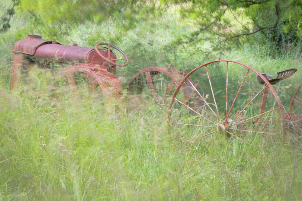 Old Tractor II art print by Kathy Mahan for $57.95 CAD