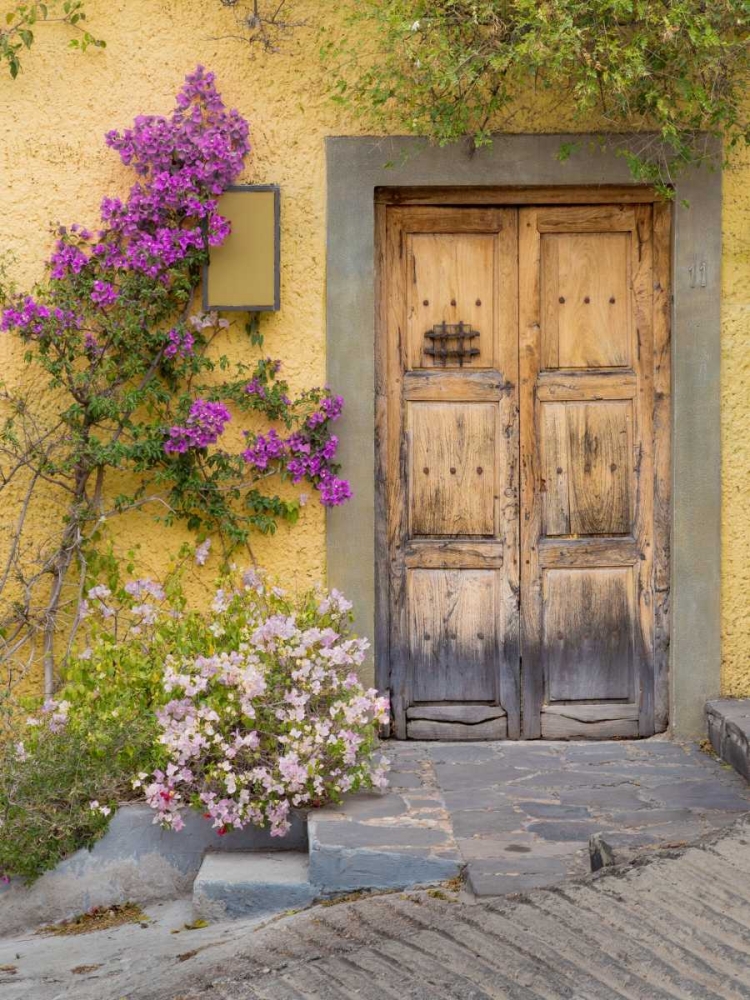Doorway in Mexico I art print by Kathy Mahan for $57.95 CAD