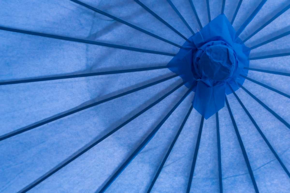 Blue Umbrella art print by Kathy Mahan for $57.95 CAD